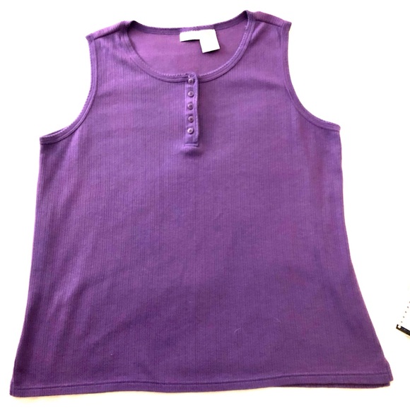 🌻Cabin Creek Knit Sleeveless Top Size XL - Picture 1 of 5